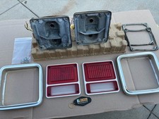 71-95 Chevrolet G10 G20 Van GMC Vandura Tail Light Kit With Trim (EARLY STYLE) picture