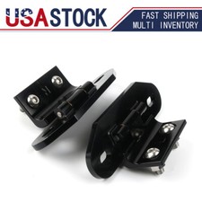 For 1982-1992 Camaro/Firebird Billet Aluminum Rear Hatch Hinges Black Pair picture