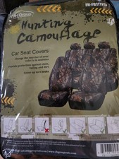 FH Group Universal Fit Full Set Car Seat Cover, (Hunting Camouflage) Polyester picture
