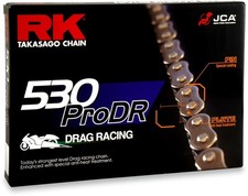 RK 530 PRO DR Drag Racing Non-Sealed Heavy Duty Chain 160 Links Natural picture