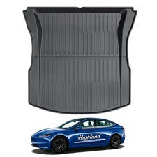 COMAUTO Cargo Liner 1PCS For Tesla Model 3 Highland 2024-2027 All TPE Mats picture