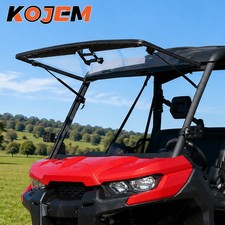 Clear Flip Windshield Scratch Resistant For Can-Am Defender HD/MAX/Pro 2016-2024 picture