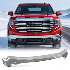 Front Bumper Face Bar W/ Sensor Hole Chrome Fits For 2022-2026 GMC Sierra 1500 picture