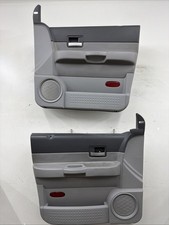 2004-2009 Dodge Durango Front Interior Power Door Panels OEM Gray picture