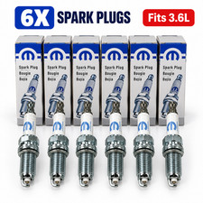 6 Pack Mopar Spark Plugs SP149125AF Ram 1500 Jeep Grand Cherokee 3.6L V6 picture