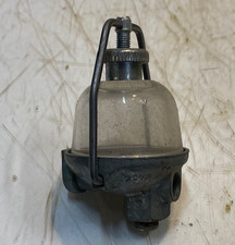 Tillotson Vintage Glass Fuel Sediment Bowl Assembly Made in USA Fuel Strainer picture
