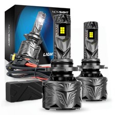 NOVSIGHT 9006 LED Headlight Super Bright Bulbs Kit White 50000LM Hi/Low Beam HB4 picture