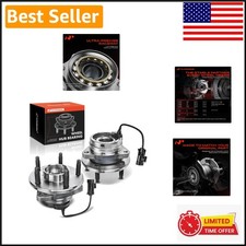 Durable 2-Pack Front Wheel Bearings & Hubs for Chevy, Pontiac, Saturn Models picture