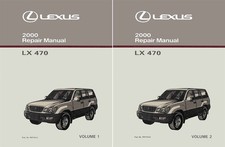 2000 Lexus LX 470 Factory Shop Service Manual picture