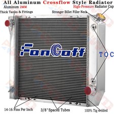 4 Rows Radiator For 1980-1984 Ford Bronco F-150 F250 F350/1980-1983 81 F100 4.9L picture