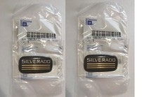 1988-1999 Chevrolet Silverado Black Gold Silverado Body Side Emblem New OEM Pair picture
