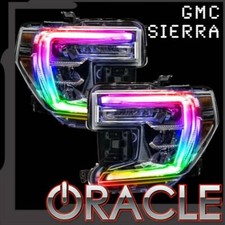 Oracle Lighting 19-22 Fits GMC Sierra 1500 ColorSHIFT BC1 RGB+W Headlight DRL picture