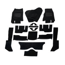Sunbeam Alpine Carpet Kit 1960-1968 Complete Black Charcoal Red Maroon Navy picture
