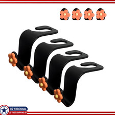 Universal Adhesive Car Seat Headrest Hooks, 8 PCS Storage Hanger Organizer Purse picture
