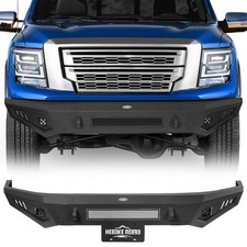 Full-Width Steel FRONT BUMPER Fit 2017-2024 Nissan Titan (Excluding Titan XD) picture