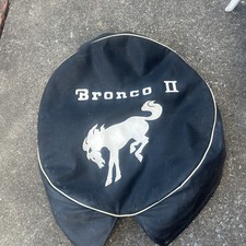 RARE GENUINE OEM FORD BRONCO II SPARE TIRE COVER CENTER/ONE INSIDE PLASTIC TEAR picture