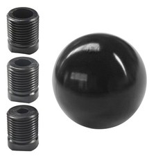 UHANBUT Car Round Ball Gear Shift Knob with 3 1.95 x 1.81 inch, Black picture