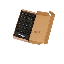 RAYS 19HEX Nut & Lock Set L33 for M14 6H M14 x 1.5 Black Set of 24 74081000006BK picture