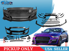 Front Bumper Cover Grille Lip Conversion GT500 Style Fit 2018-2023 Ford Mustang picture