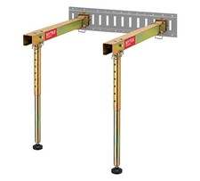 E-Track Folding Shelf Brackets Workbench w/Telescoping Legs 700 lbs for Trailer picture
