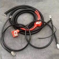 Fits 1994-97 Ford 7.3L Powerstroke negative & positive battery starter cable kit picture