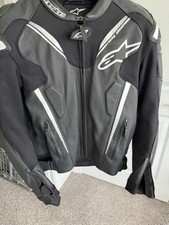 Alpinestars Atem V3 Men’s Motorcycle Jacket Size 42 USA. Back Plate Included picture
