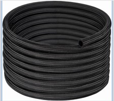 EVIL ENERGY 6AN Fuel Line 16FT Nylon Braided CPE Hose Black AN6 Gas Oil E85 picture