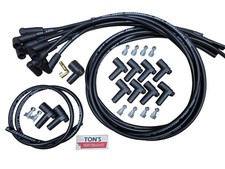 Ton's 90* 8mm Silicone Spark Plug Wires Universal Chevy GM HEI distributor picture