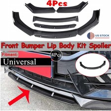 Front Bumper Splitter Lip Diffuser Spoiler Body Kit Full Surrounded Universal picture