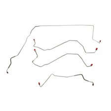 Front Brake Line Kit Fits Buick LeSabre 2000-2003 AWABS Stainless AKT0101SS picture
