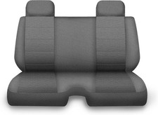 Custom Fit Front Bench Seat Cover for Toyota Tacoma 1995-2004, Gray picture