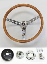 New 1965-1969 Ford Mustang Grant Steering Wheel Wood 15