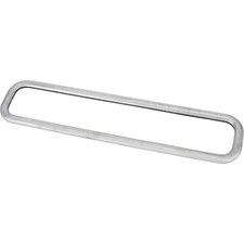 Speedway Mail Slot Polished Aluminum Rear Window Frame picture