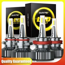T6 Torchbeam 9005+H11 LED Headlight Bulb Conversion Kit 6000K White Bright picture