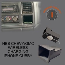 99-06 Chevy GMC Silverado Sierra Tahoe Yukon Wireless Charging Cubby GMT800 picture