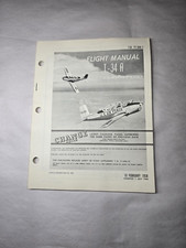 Original T-34A Flight Manual USAF SERIES February 1958/July 1960 Reprint 1962  picture