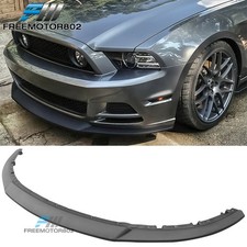Fit 13-14 Mustang V6 V8 Injection PP Unpainted Black Front Bumper Lip Spoiler picture