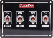 QuickCar for Switch Panel Black Plate, Weatherproof Start Switch, Ignition picture