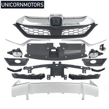 Front Grille Trim Garnish Fog Light Bracket 16pcs Fit Honda CR-V 2017-2019 CRV picture