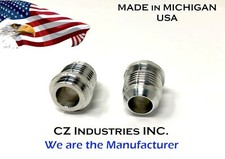 AN10, 10 AN, 10AN QTY:100 MALE BILLET 6061T6 ALUMINUM WELD ON FITTING BUNG picture