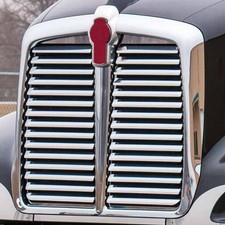 Kenworth T660 Aftermarket Louvered Grill Insert Stainless Steel 19 louver bars picture