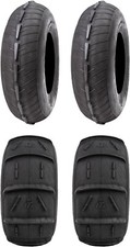 Tusk Sand Lite Front and Rear Tire Set 32x10-15 (Ribbed) / 32x12-15 (15 Paddle) picture