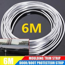 6M Car Door Chrome Moulding Trim Strip Edge Scratch Guard Protector Cover Strip  picture