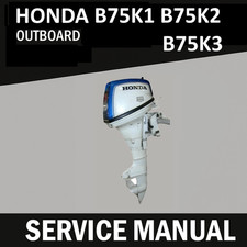 Honda B75 Twin B75K1 K2 K3 Service Manual | Outboard | USB & Link picture