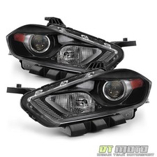 2013-2016 Dodge Dart Halogen Headlights Headlamps 13-16 Replacement Left+Right picture