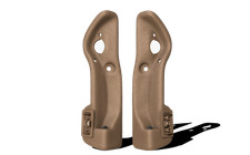 Aftermarket Mercedes-Benz Softtop Opener Covers (A124 E320) - Set - Tan picture
