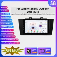 8+128GB For 15-18 Subaru Legacy Outback Carplay Android Car Stereo Radio GPS DSP picture