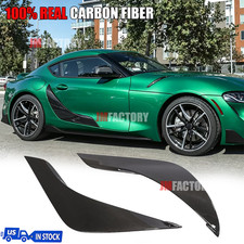 Real Carbon Side Door Fender Vent Trim Panel For Toyota Supra GR A90 A91 MK5 19+ picture