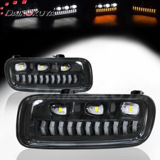 For 2004 2005 2006 Ford F-150 LED Fog Lights+DRL Front Bumper Turn Signal Lamps picture
