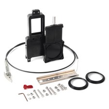 TonGass 3 Inch RV Waste Valve with 72 Inch Cable Handle Kit, Bulkhead Mount F... picture
